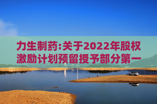 力生制药:关于2022年股权激励计划预留授予部分第一个解除限售期条件成就事项之法律意见书