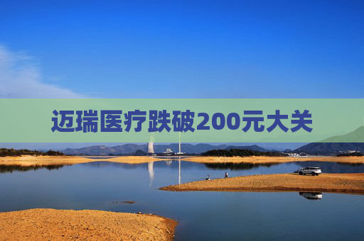 迈瑞医疗跌破200元大关
