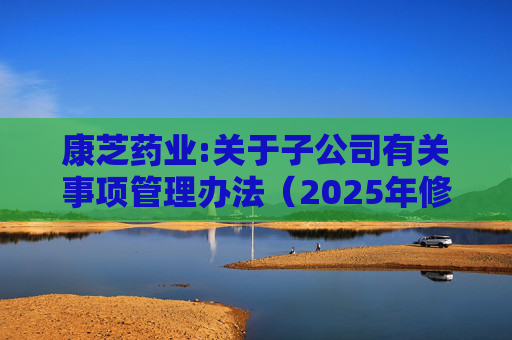 康芝药业:关于子公司有关事项管理办法（2025年修订）