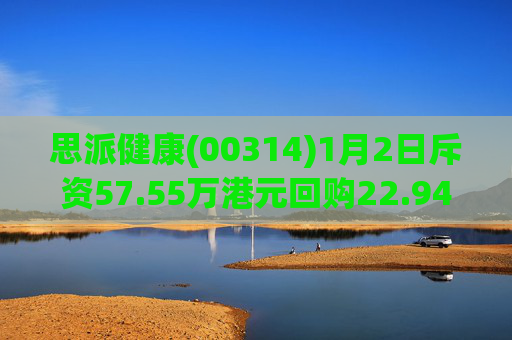 思派健康(00314)1月2日斥资57.55万港元回购22.94万股
