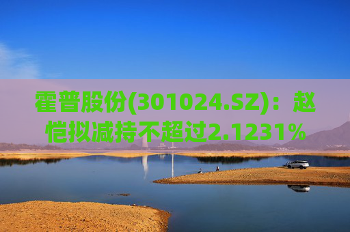 霍普股份(301024.SZ):赵恺拟减持不超过2.1231%股份