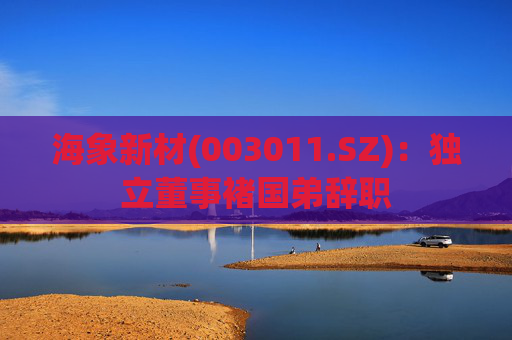 海象新材(003011.SZ):独立董事褚国弟辞职 第1张 海象新材(003011.SZ):独立董事褚国弟辞职 第1张