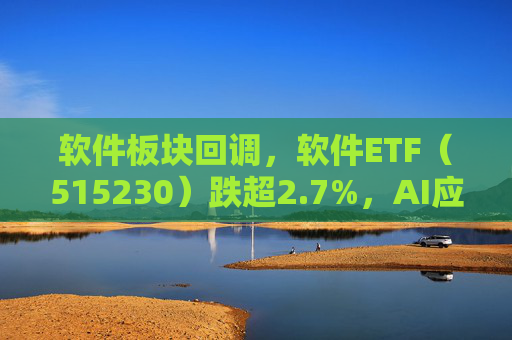 软件板块回调，软件ETF（515230）跌超2.7%，AI应用前景受关注，资金抢筹布局，近20日净流入近30亿元