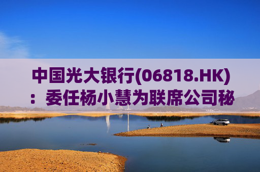 中国光大银行(06818.HK)：委任杨小慧为联席公司秘书