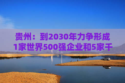 贵州：到2030年力争形成1家世界500强企业和5家千亿级、1家五百亿级、7家百亿级的省属骨干企业舰队