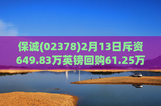 保诚(02378)2月13日斥资649.83万英镑回购61.25万股