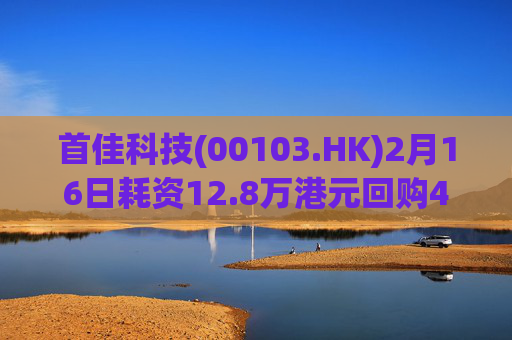首佳科技(00103.HK)2月16日耗资12.8万港元回购4.5万股