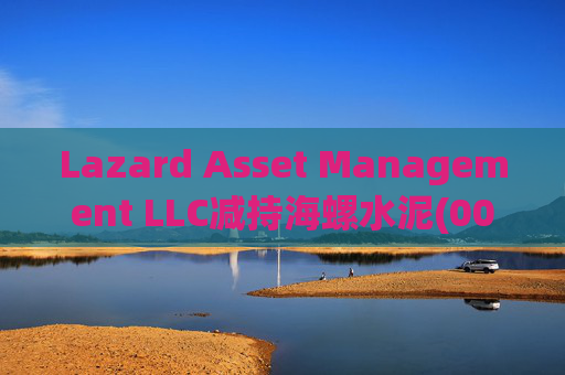 Lazard Asset Management LLC减持海螺水泥(00914)约1436.48万股 每股作价25.79港元  第1张