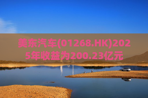 美东汽车(01268.HK)2025年收益为200.23亿元