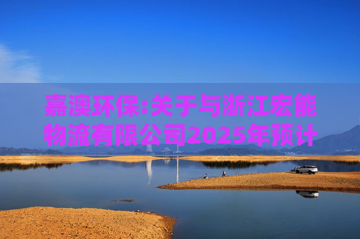 嘉澳环保:关于与浙江宏能物流有限公司2025年预计关联交易的公告