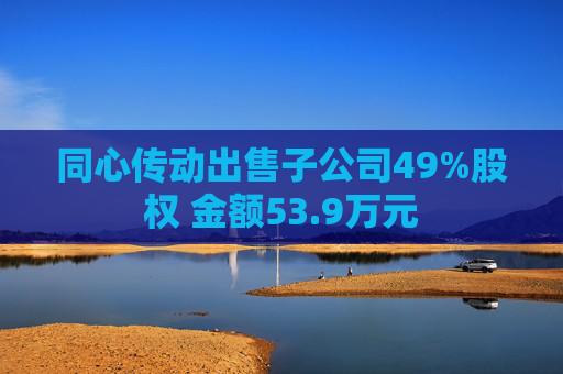 同心传动出售子公司49%股权 金额53.9万元