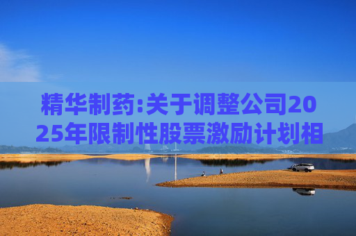 精华制药:关于调整公司2025年限制性股票激励计划相关事项的公告
