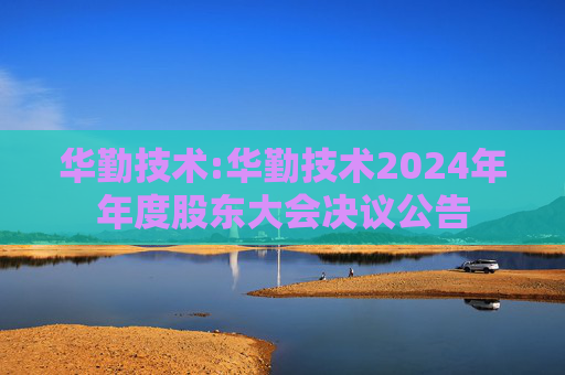 华勤技术:华勤技术2024年年度股东大会决议公告