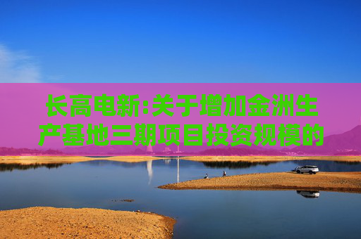 长高电新:关于增加金洲生产基地三期项目投资规模的公告