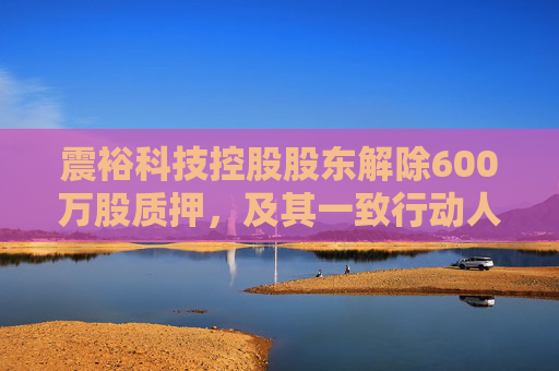 震裕科技控股股东解除600万股质押，及其一致行动人累计质押1966万股