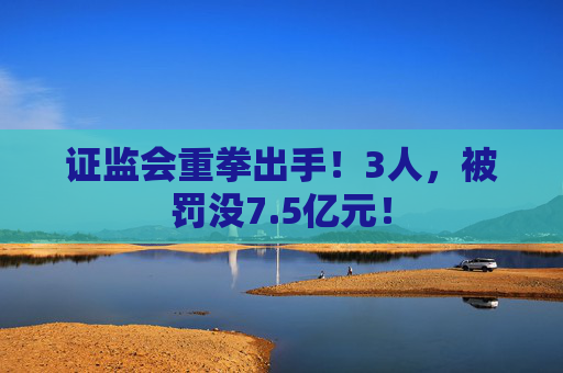 证监会重拳出手！3人，被罚没7.5亿元！