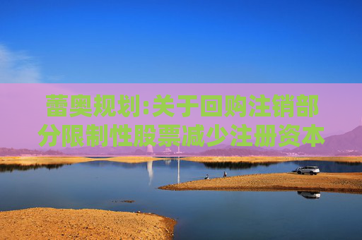蕾奥规划:关于回购注销部分限制性股票减少注册资本暨通知债权人的公告