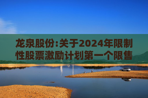 龙泉股份:关于2024年限制性股票激励计划第一个限售期解除限售股份上市流通的提示性公告