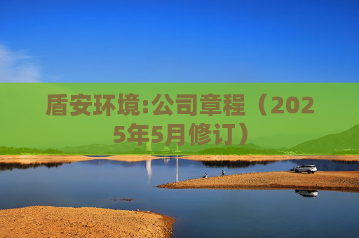 盾安环境:公司章程（2025年5月修订）