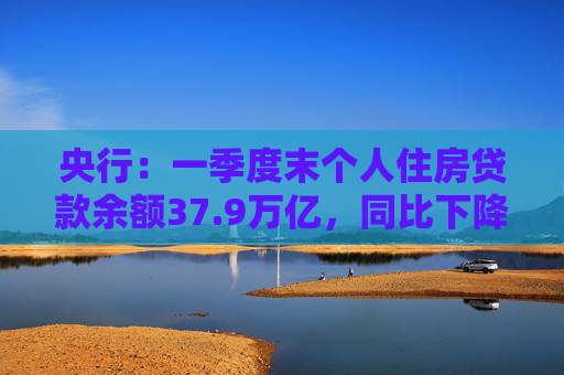 央行：一季度末个人住房贷款余额37.9万亿，同比下降0.8%，增速比上年末高0.5个百分点！房地产贷款增速回升