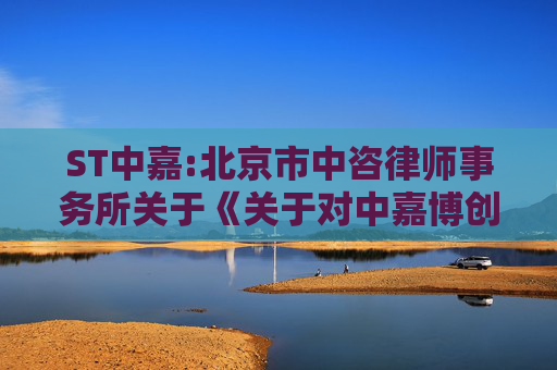 ST中嘉:北京市中咨律师事务所关于《关于对中嘉博创信息技术股份有限公司2024年年报的问询函》相关事项之专项核查意见