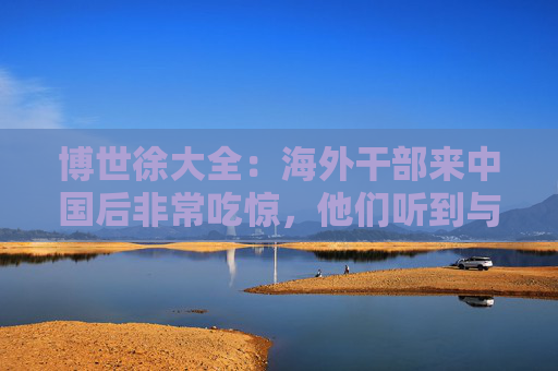 博世徐大全：海外干部来中国后非常吃惊，他们听到与现实看到的中国完全不同