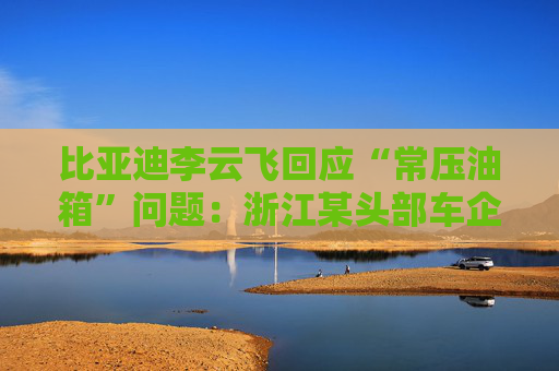 比亚迪李云飞回应“常压油箱”问题：浙江某头部车企，2018-2023年多款PHEV车型采用常压油箱方案