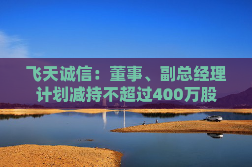 飞天诚信：董事、副总经理计划减持不超过400万股