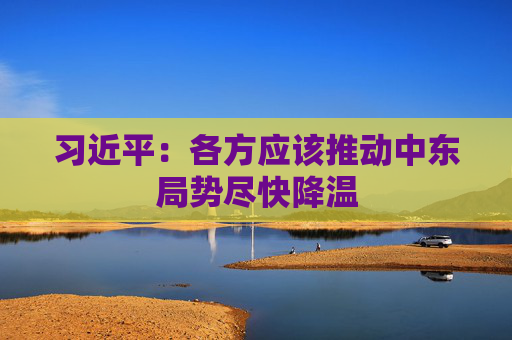 习近平：各方应该推动中东局势尽快降温