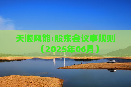 天顺风能:股东会议事规则（2025年06月）