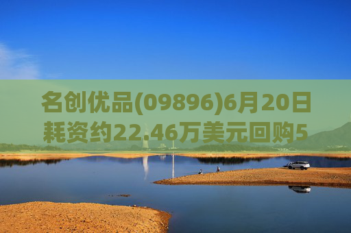 名创优品(09896)6月20日耗资约22.46万美元回购5.2万股