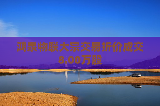 鸿泉物联大宗交易折价成交8.00万股