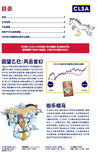 【娱乐向】信不信由你！2026中信里昂风水指数 12生肖运势图