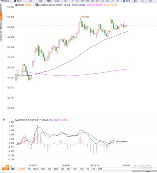 美日货币政策预期分化叠加避险需求，美元兑日元维持高位震荡