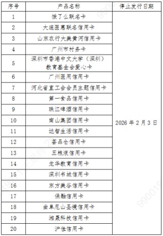 农行、浦发、交行等停发一大批信用卡产品