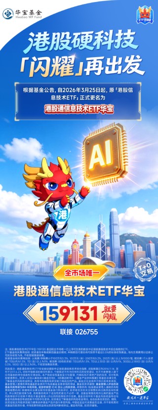 港股硬科技，“闪耀”再出发！全市场唯一港股通信息ETF华宝（159131）正式更名