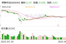 德赛电池：截至6月10日公司未合并融资融券信用账户的股东总户数是63497户