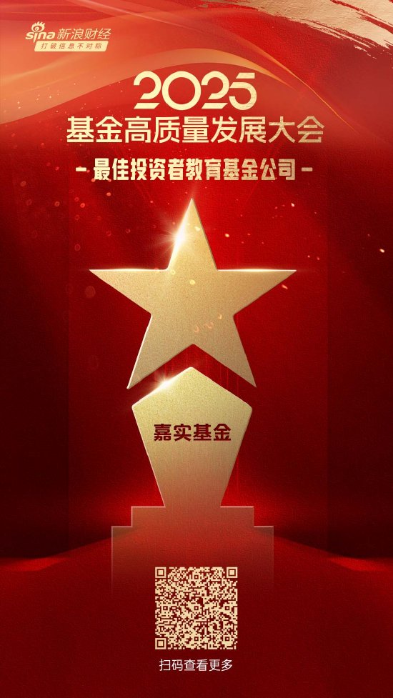 2025公募基金荣誉榜:嘉实基金获得最具影响力基金公司、科技含量最高基金公司等6项大奖 第4张 2025公募基金荣誉榜:嘉实基金获得最具影响力基金公司、科技含量最高基金公司等6项大奖 第4张