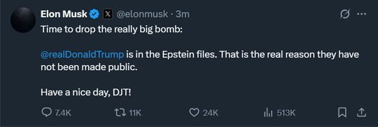 法案口水战升级为利益博弈 特朗普-马斯克“兄弟情”破碎 特斯拉暴跌带崩科技股  第13张