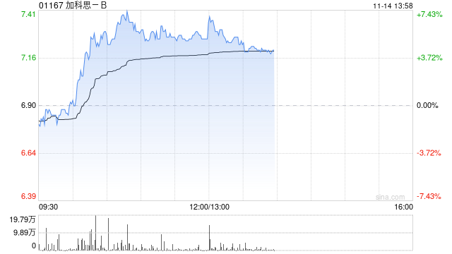 加科思-B午前涨超5% 公司设立联席首席执行官制度  第1张