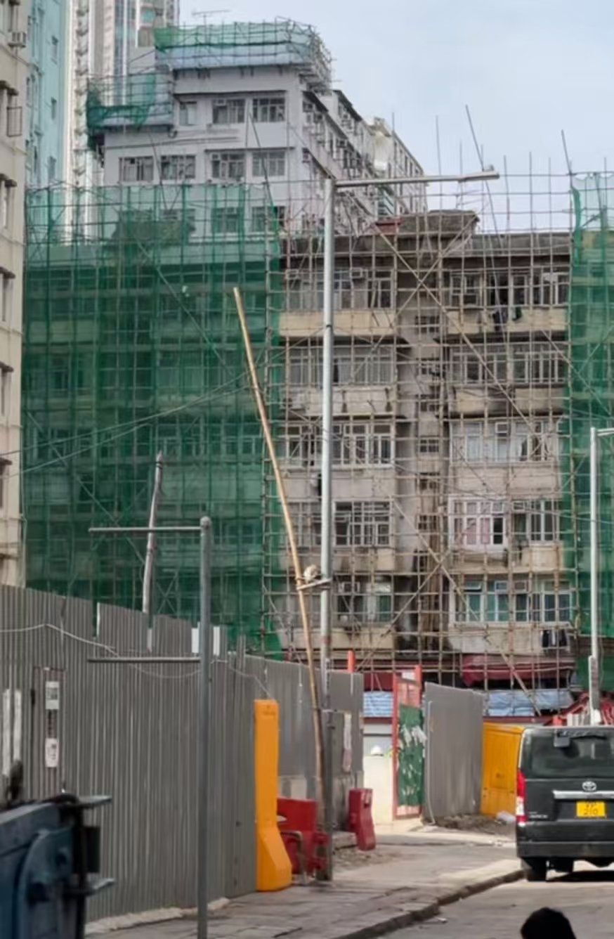 香港火灾背后：争议高楼竹制脚手架  第2张