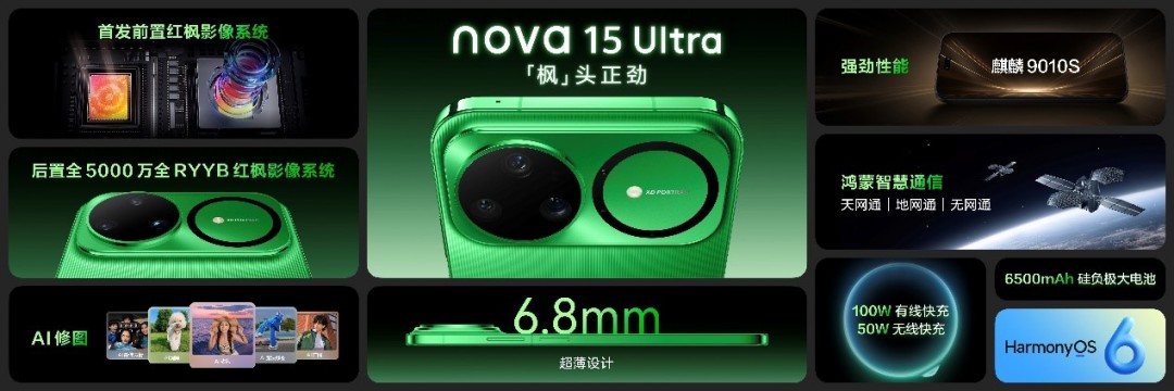 华为nova 15系列领衔发布,全场景新品矩阵再扩容 第3张 华为nova 15系列领衔发布,全场景新品矩阵再扩容 第3张
