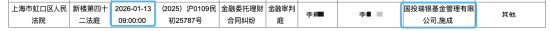 国投瑞银基金及基金经理施成被起诉,涉金融委托理财合同纠纷,1月上海开庭 第1张 国投瑞银基金及基金经理施成被起诉,涉金融委托理财合同纠纷,1月上海开庭 第1张