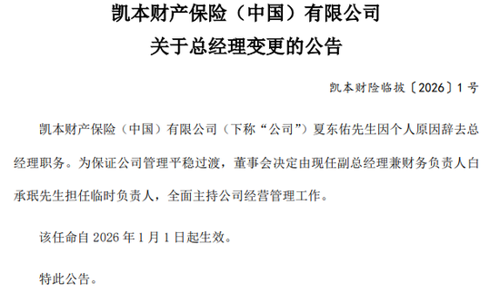 一起重大赔付拉开凯本财险业务调节、人事更迭大幕:总资产连年下降,保费持续负增长,掌舵人生变 第2张 一起重大赔付拉开凯本财险业务调节、人事更迭大幕:总资产连年下降,保费持续负增长,掌舵人生变 第2张