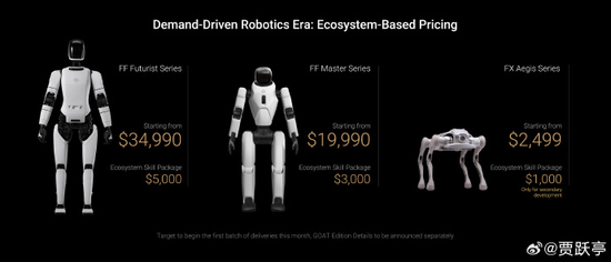 贾跃亭发布人形机器人,网友:电车还没造明白 第2张 贾跃亭发布人形机器人,网友:电车还没造明白 第2张