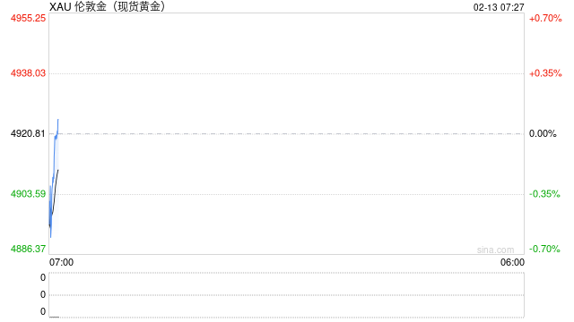 快讯：现货黄金低开30美元 失守4900美元/盎司  第2张