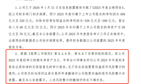 多家A股公司,提示退市风险 第3张 多家A股公司,提示退市风险 第3张